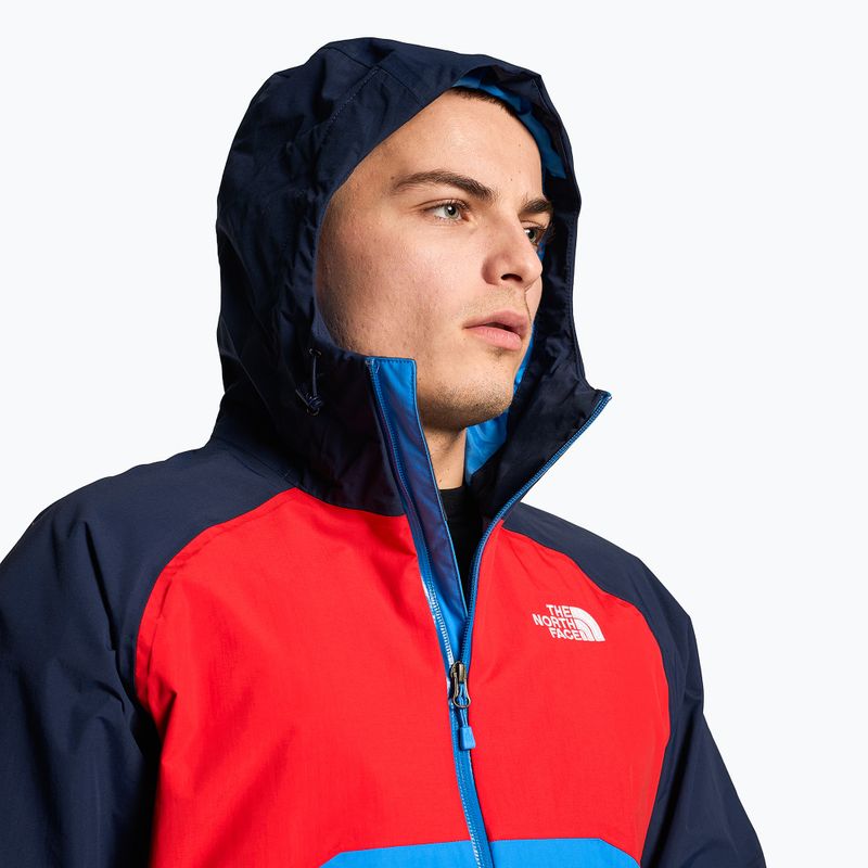 Vyriška striukė nuo lietaus The North Face Stratos tamsiai mėlyna ir raudona NF00CMH9IM51 3