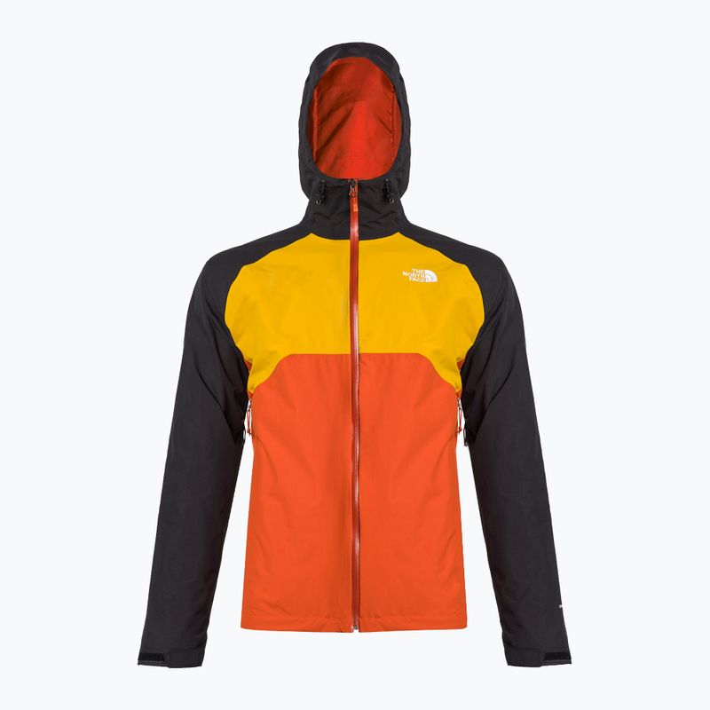 Vyriška striukė nuo lietaus The North Face Stratos black-orange-red NF00CMH9IMV1