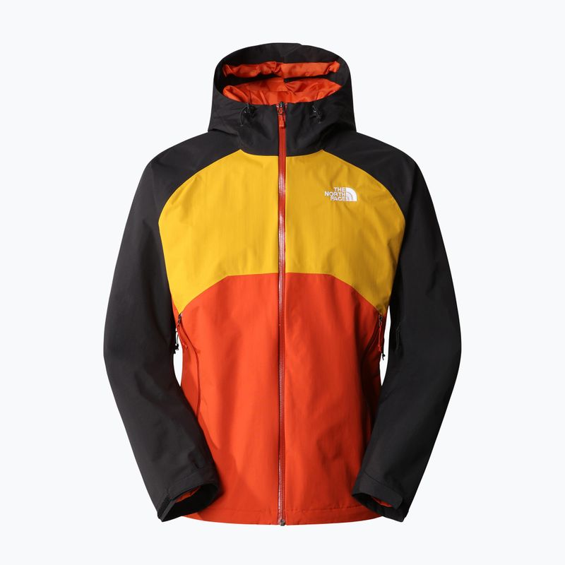 Vyriška striukė nuo lietaus The North Face Stratos black-orange-red NF00CMH9IMV1 5