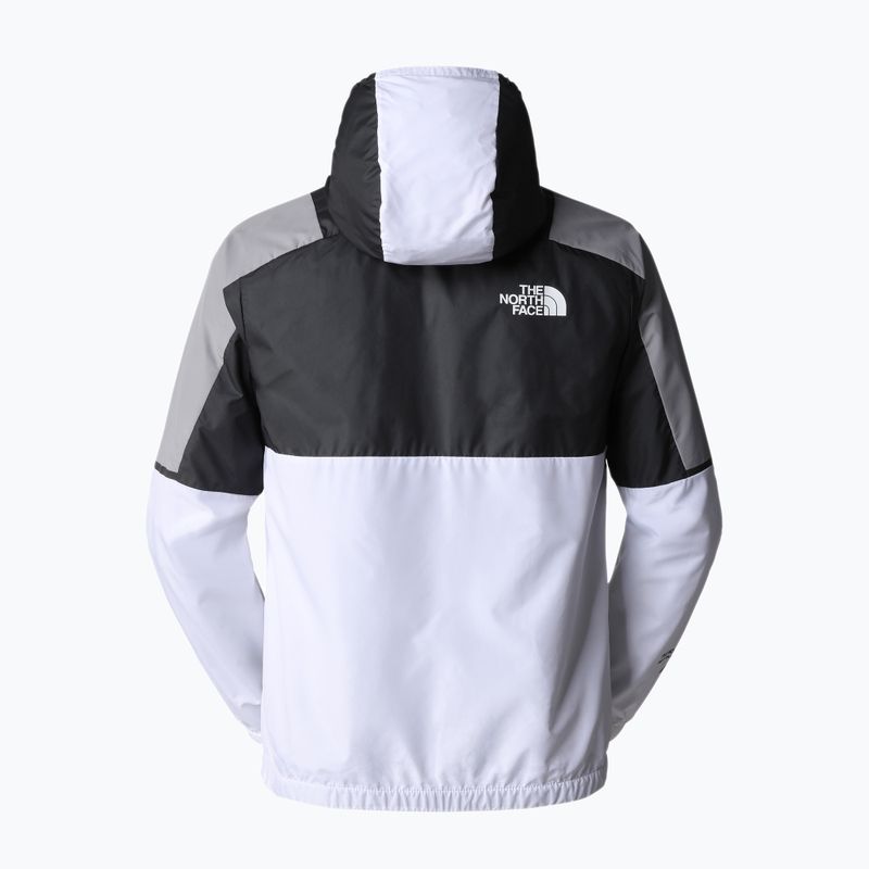 Vyriška vėjo striukė The North Face MA Wind Full Zip balta, juoda ir pilka NF0A823XIKB1 7