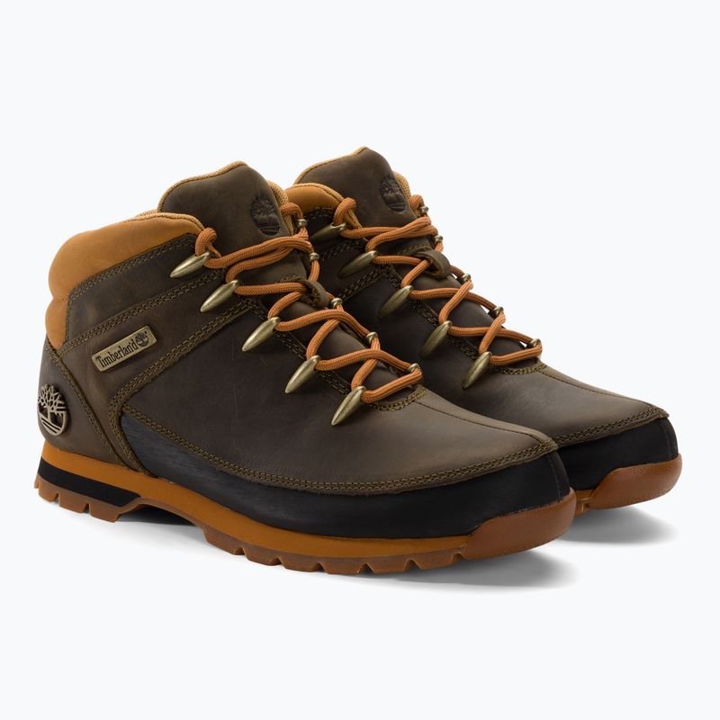 Timberland vyriški Euro Sprint Hiker alyvuogių spalvos pilno grūdo trekkinginiai batai 4