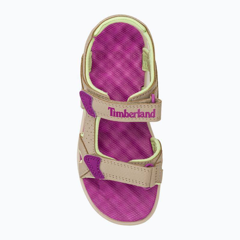 Paauglių sandalai Timberland Perkins Row 2 Strap pure cashmere 5