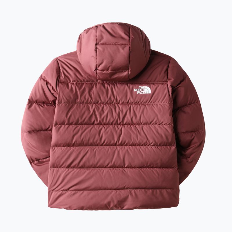 Vaikiška pūkinė striukė The North Face Printed Revrs North Down Hooded pink NF0A7WOY6R41 2