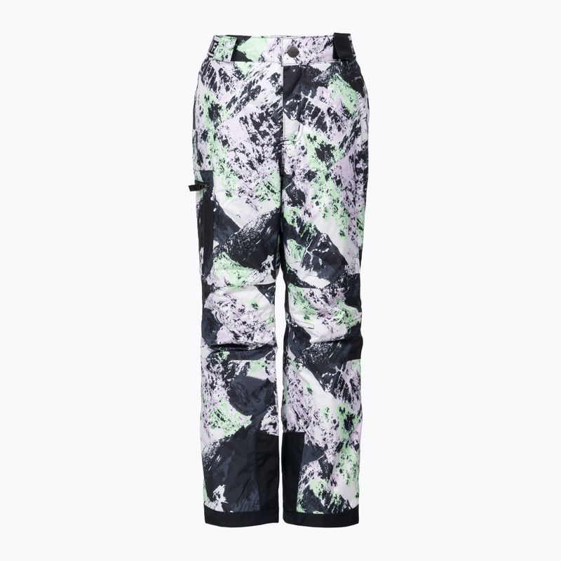 The North Face Freedom Apšiltintos vaikiškos slidinėjimo kelnės juodos ir violetinės spalvos NF0A7WPH99D1