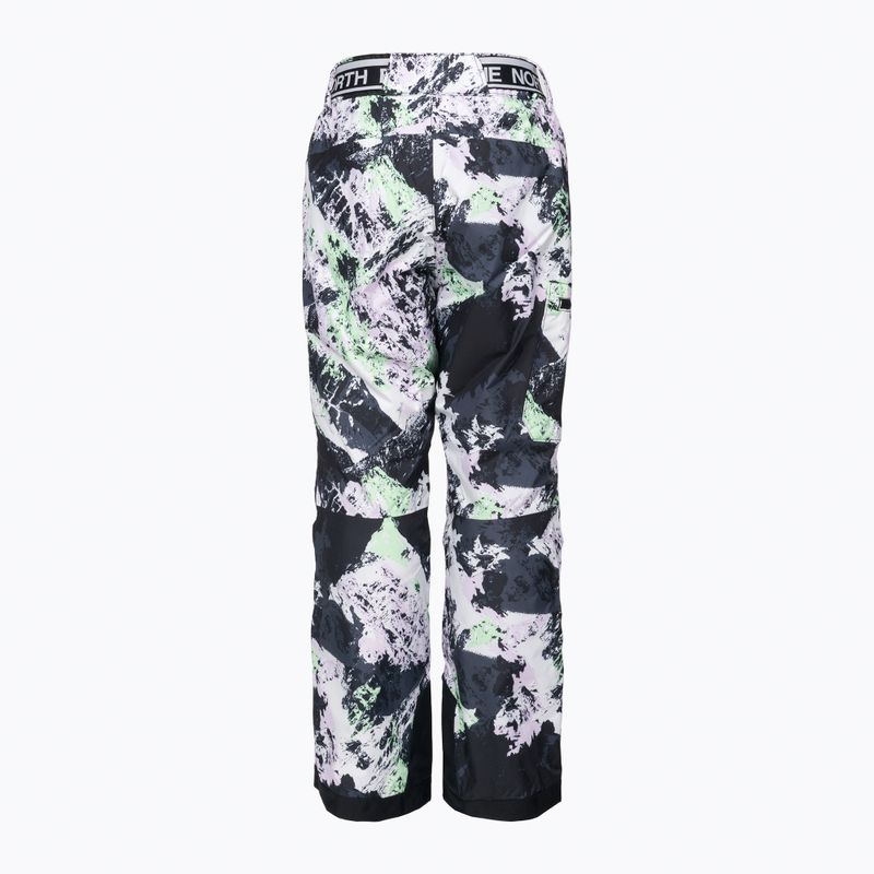 The North Face Freedom Apšiltintos vaikiškos slidinėjimo kelnės juodos ir violetinės spalvos NF0A7WPH99D1 2