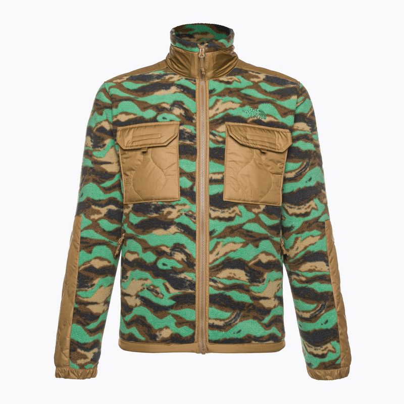 Vyriškas džemperis The North Face Royal Arch FZ rudos ir žalios spalvos NF0A7UJBIOO1 6
