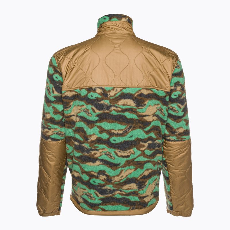 Vyriškas džemperis The North Face Royal Arch FZ rudos ir žalios spalvos NF0A7UJBIOO1 7