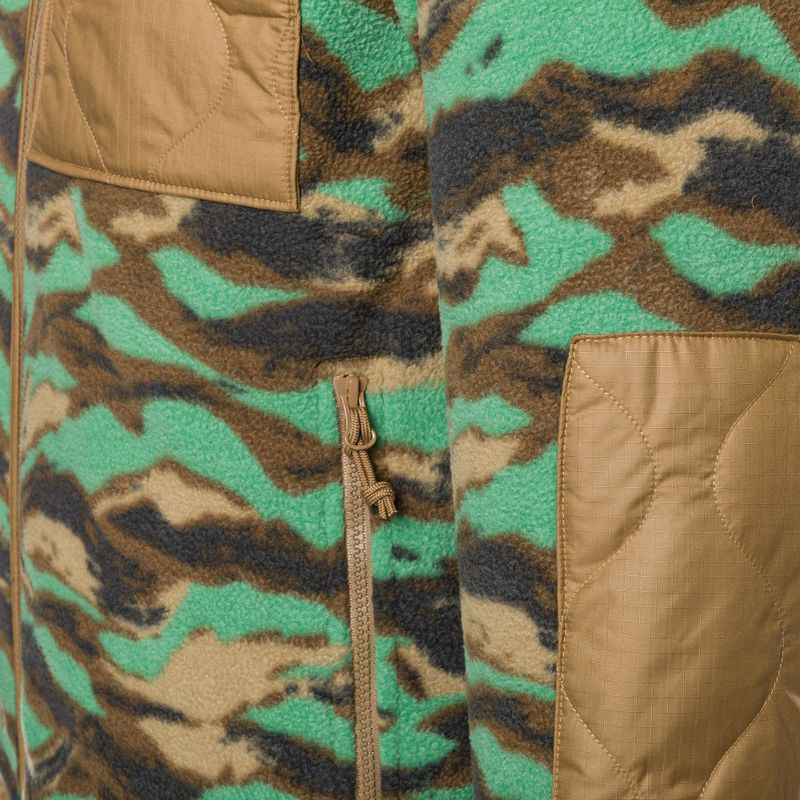 Vyriškas džemperis The North Face Royal Arch FZ rudos ir žalios spalvos NF0A7UJBIOO1 9