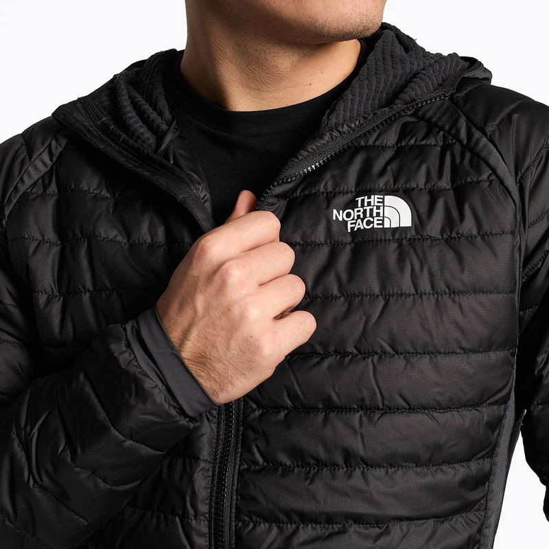 Vyriška The North Face Insulation Hybrid striukė juoda/asfalto pilka 4