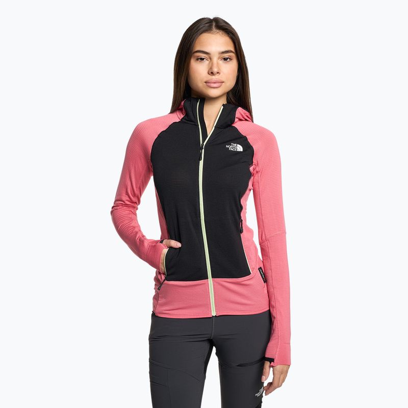 Moteriški vilnoniai džemperiai The North Face Bolt Polartec Hoodie black and pink NF0A825JWV51