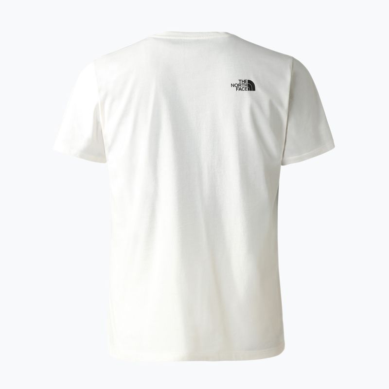 Vyriški trekingo marškinėliai The North Face Foundation Graphic white NF0A55EFQ4C1 2