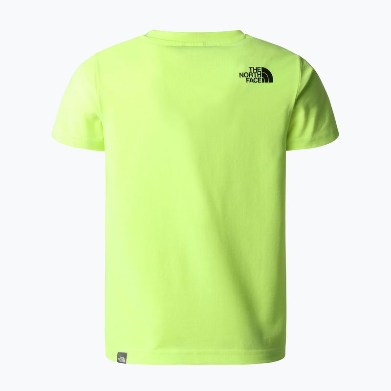 Vaikų trekingo marškinėliai The North Face S/S Redbox yellow NF0A82E98NT1 2