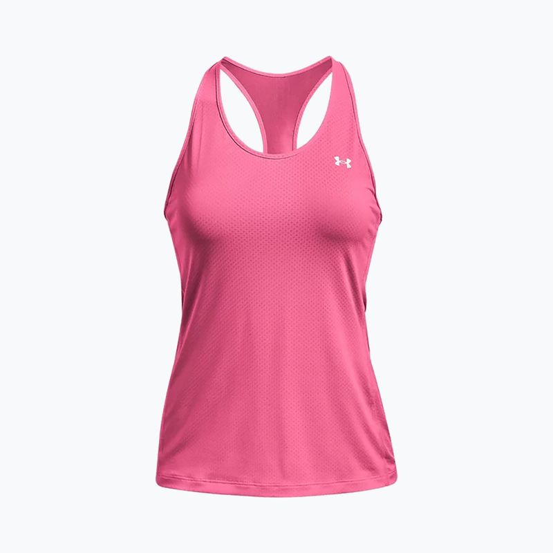 Under Armour HeatGear Armour Racer Moterų treniruočių marškinėliai Pink 1328962 5
