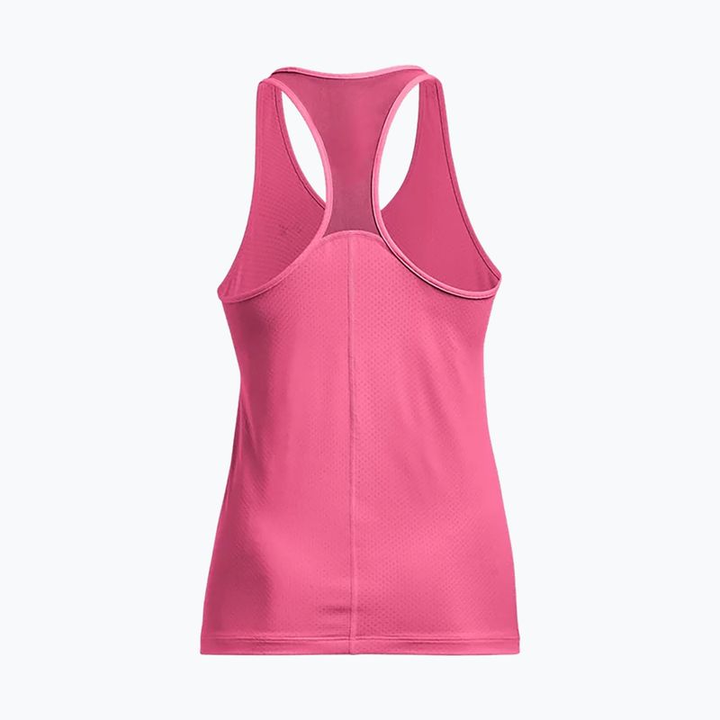 Under Armour HeatGear Armour Racer Moterų treniruočių marškinėliai Pink 1328962 6