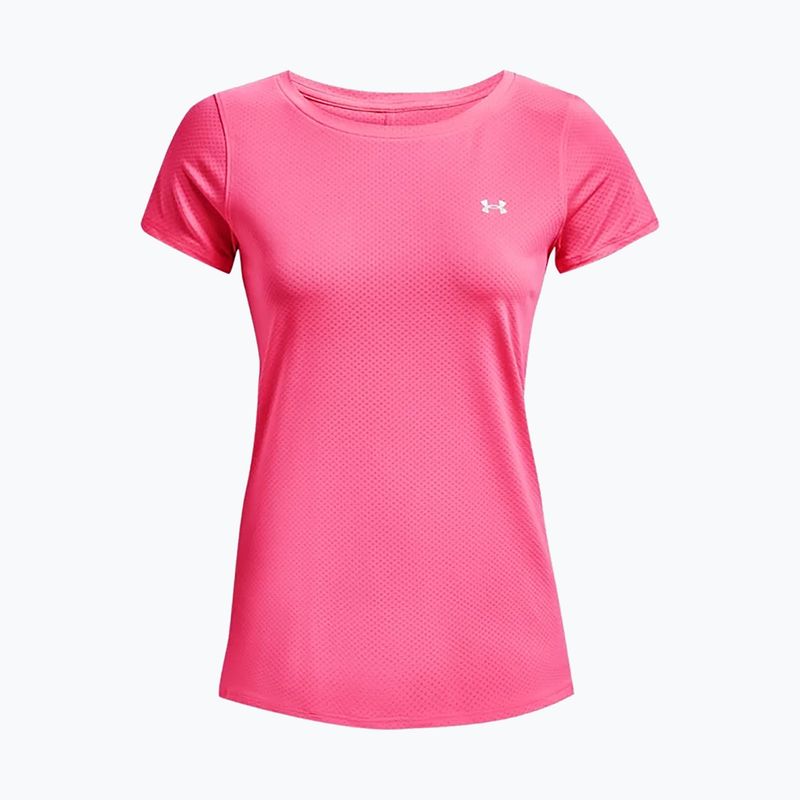 Under Armour UA HG Armour SS moterų treniruočių marškinėliai rožinės spalvos 1328964