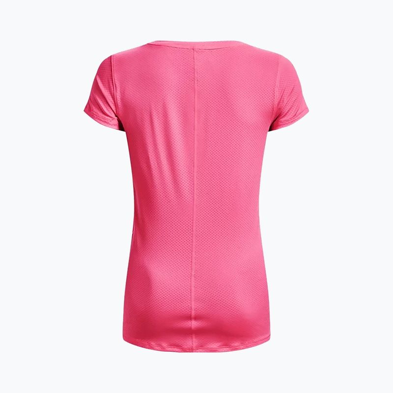Under Armour UA HG Armour SS moterų treniruočių marškinėliai rožinės spalvos 1328964 2