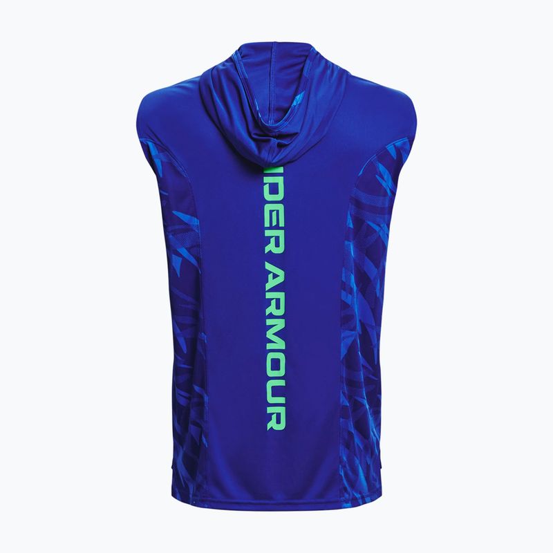 Under Armour Baseline Tank Hoodie Vyriški krepšinio marškinėliai 401 blue 1370240-401-LG 2