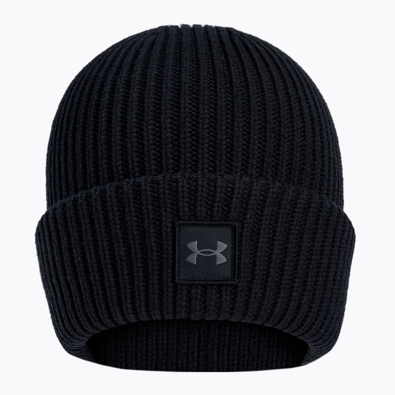 Under Armour vyriška žieminė kepurė Ua Halftime Ribbed black 1373092 2
