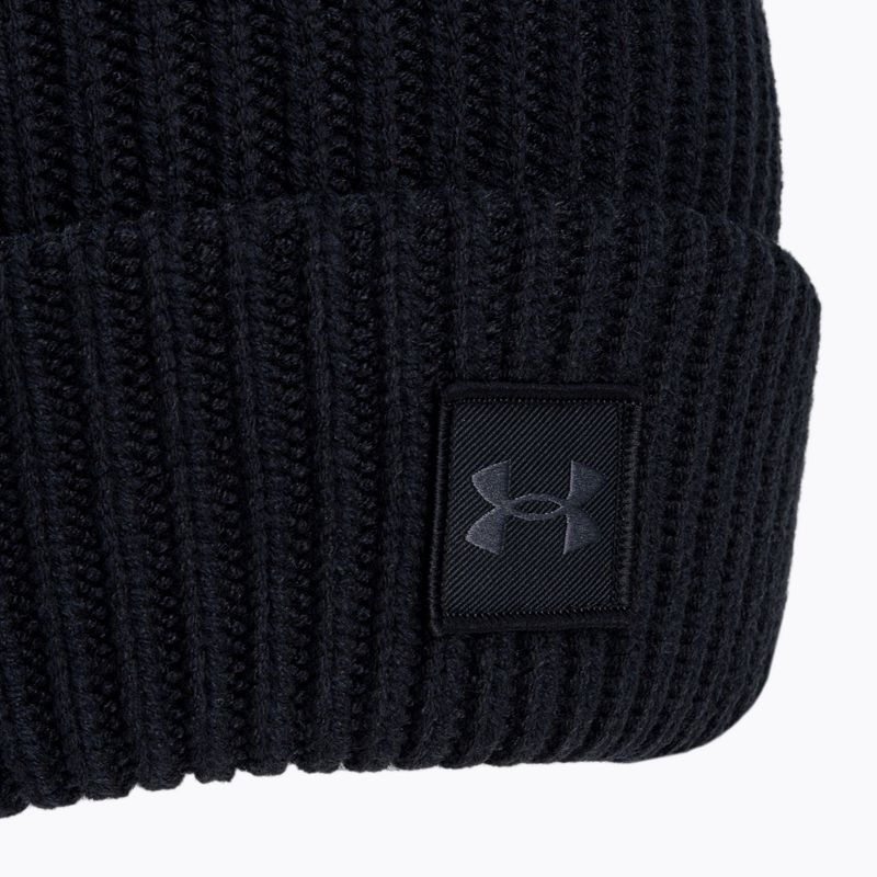 Under Armour vyriška žieminė kepurė Ua Halftime Ribbed black 1373092 3