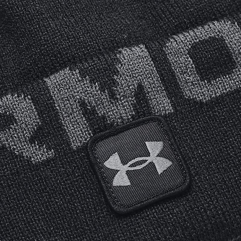 Under Armour vyriška žieminė kepurė Ua Halftime Fleece Pom black 1373093 5
