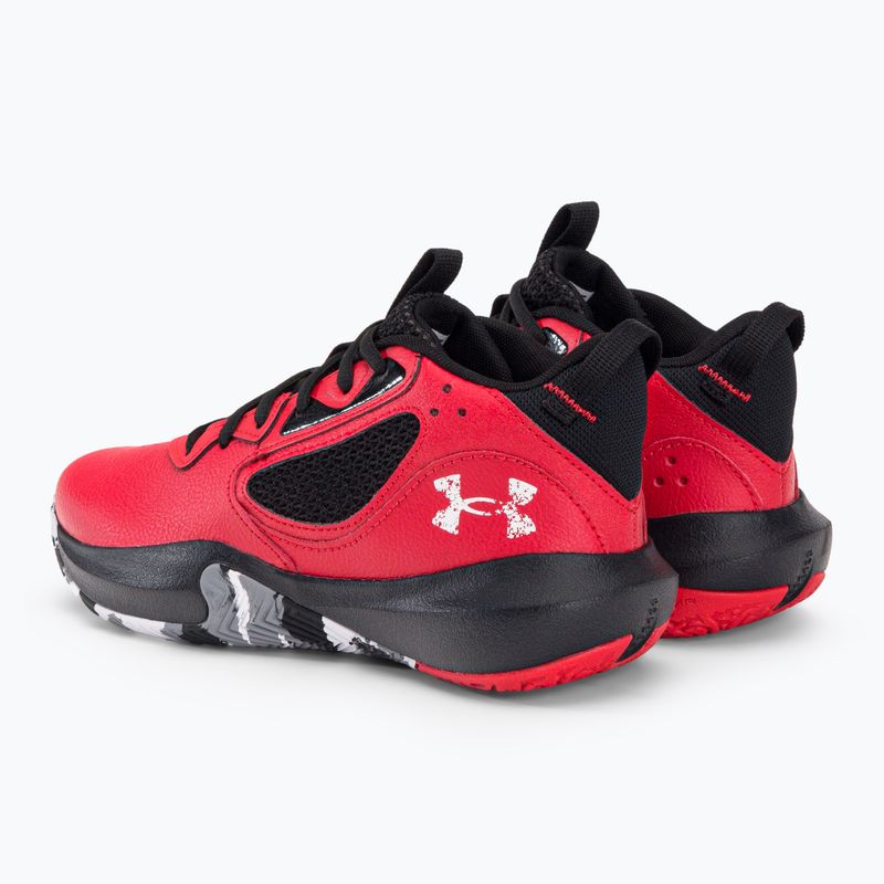 Under Armour GS Lockdown 6 vaikiški krepšinio bateliai raudoni 3025617 3