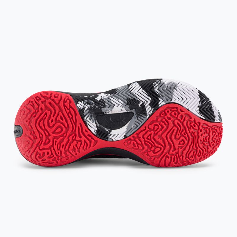 Under Armour GS Lockdown 6 vaikiški krepšinio bateliai raudoni 3025617 5