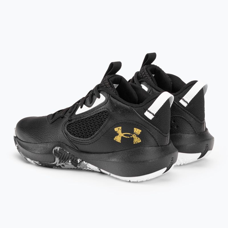 Under Armour GS Lockdown 6 vaikų krepšinio bateliai juodi 3025617 3