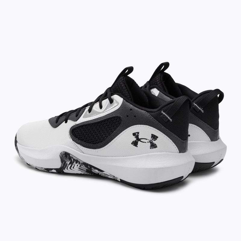 Under Armour Lockdown 6 vyriški krepšinio bateliai balta ir pilka 3025616-101 3