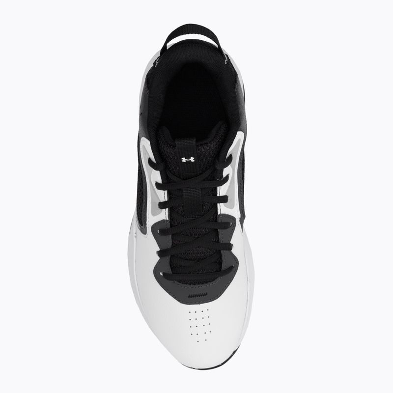 Under Armour Lockdown 6 vyriški krepšinio bateliai balta ir pilka 3025616-101 6