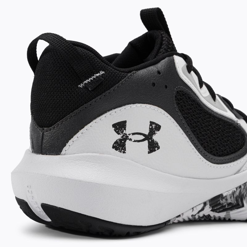 Under Armour Lockdown 6 vyriški krepšinio bateliai balta ir pilka 3025616-101 8