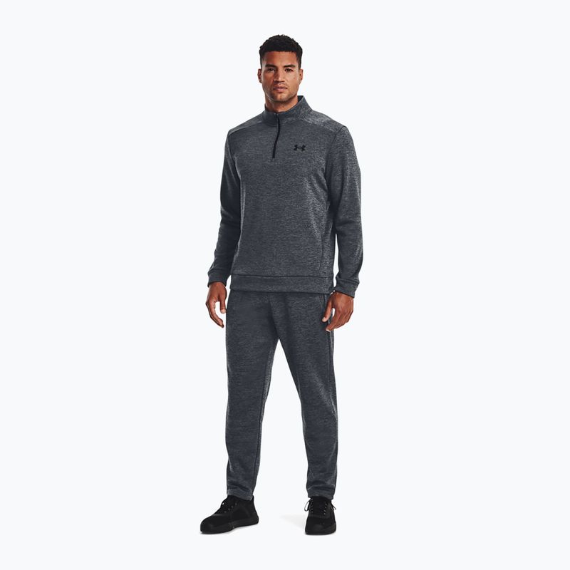 Under Armour Armour Fleece 1/4 Zip vyriškas treniruočių džemperis pitch gray/black 2