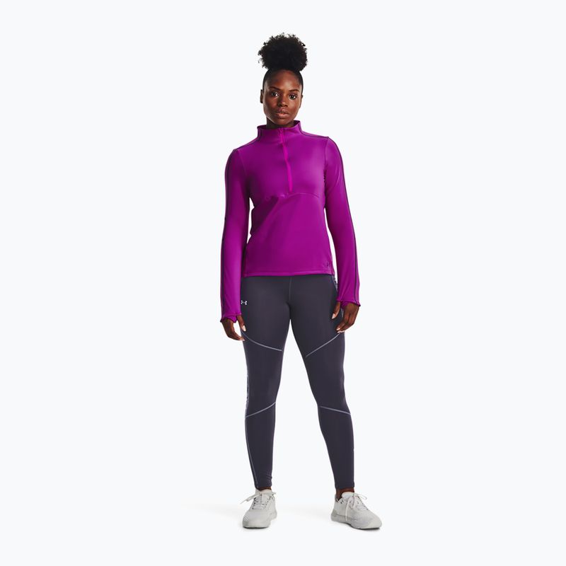 Under Armour Train Cw 1/2 Zip moteriškas treniruočių džemperis violetinės spalvos 1373969 2