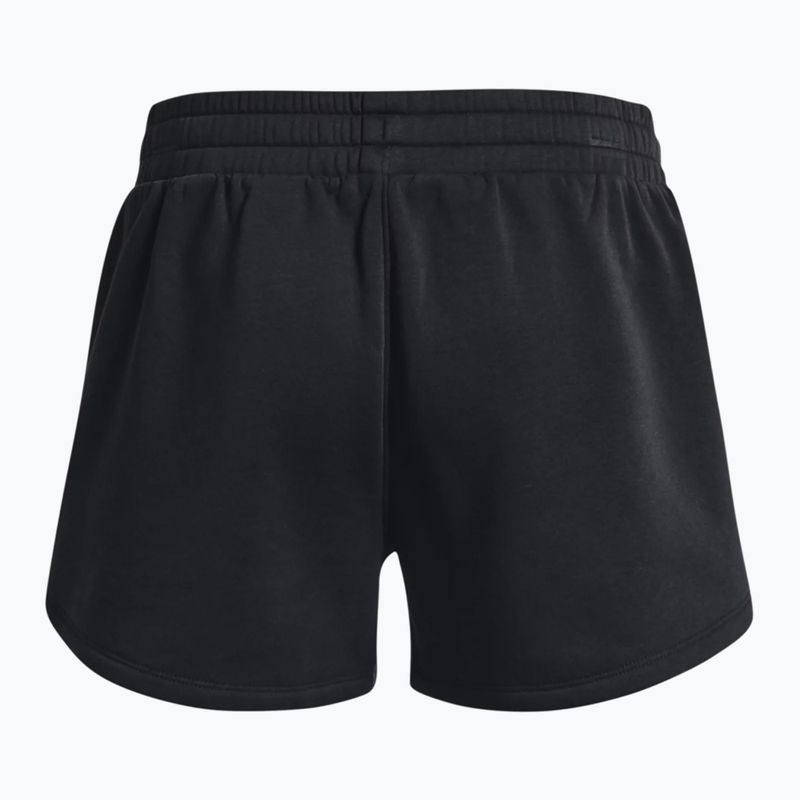 Under Armour Rival Fleece moteriški treniruočių šortai juodi 1376257 4