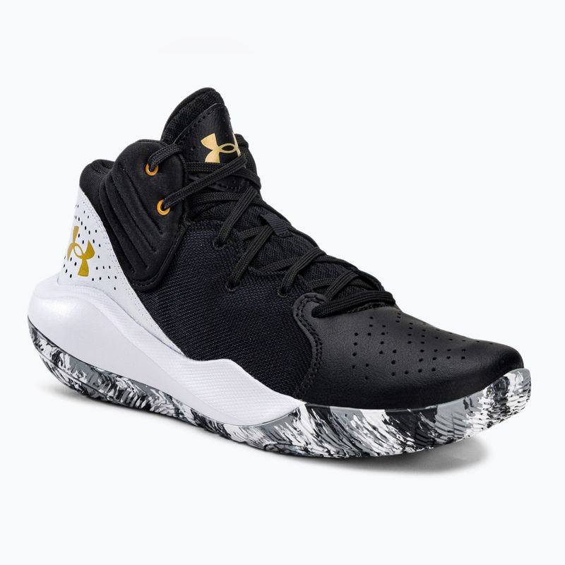 Under Armour juodai balti vyriški krepšinio bateliai Jet '21 3024260-006