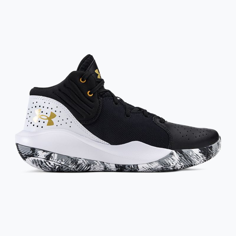 Under Armour juodai balti vyriški krepšinio bateliai Jet '21 3024260-006 2