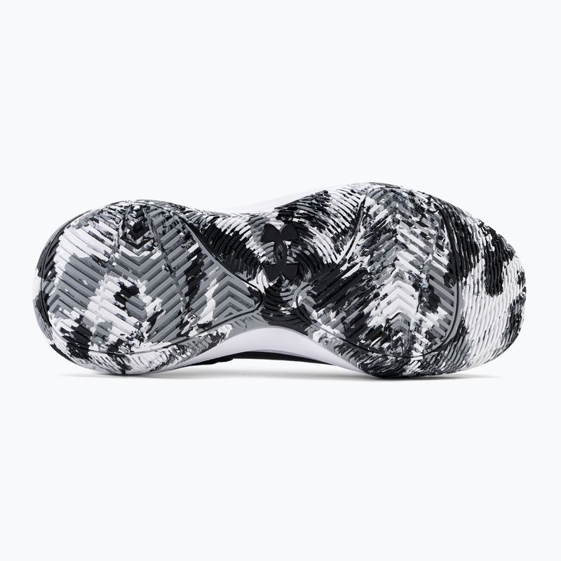 Under Armour juodai balti vyriški krepšinio bateliai Jet '21 3024260-006 4