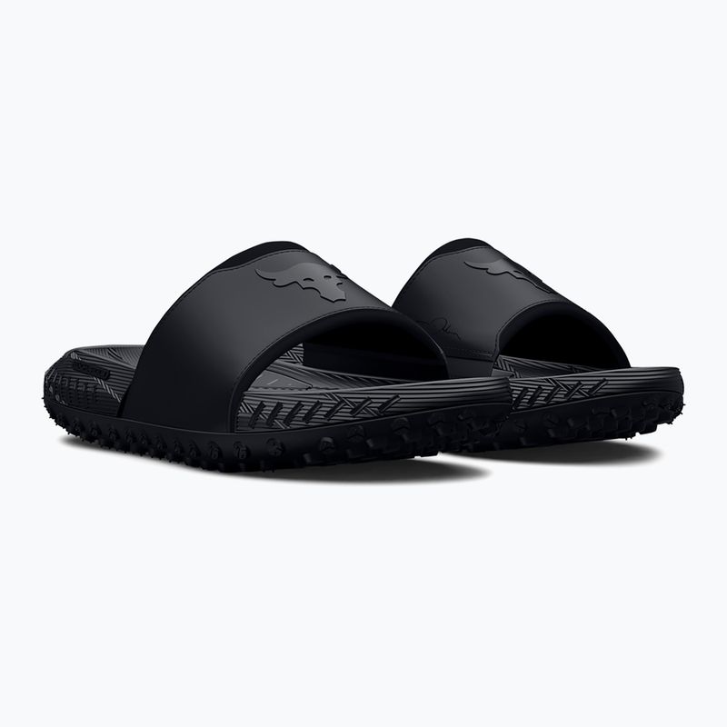 Šlepetės Under Armour Rock 3 black/white clay 3