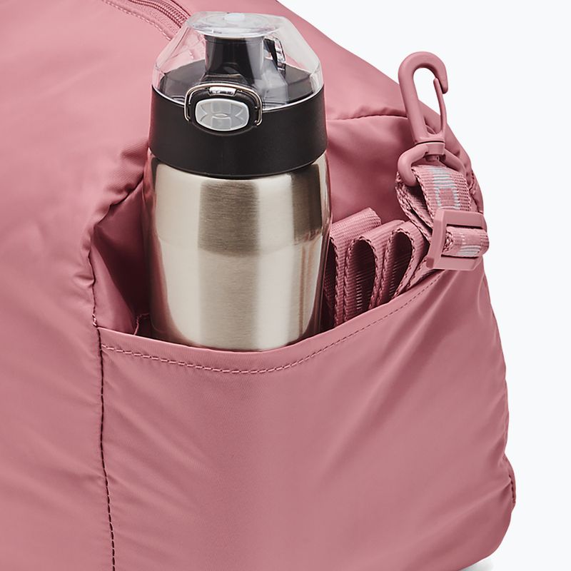"Under Armour Favorite Duffle" 30 l rožinis elixir/baltas moteriškas treniruočių krepšys 6