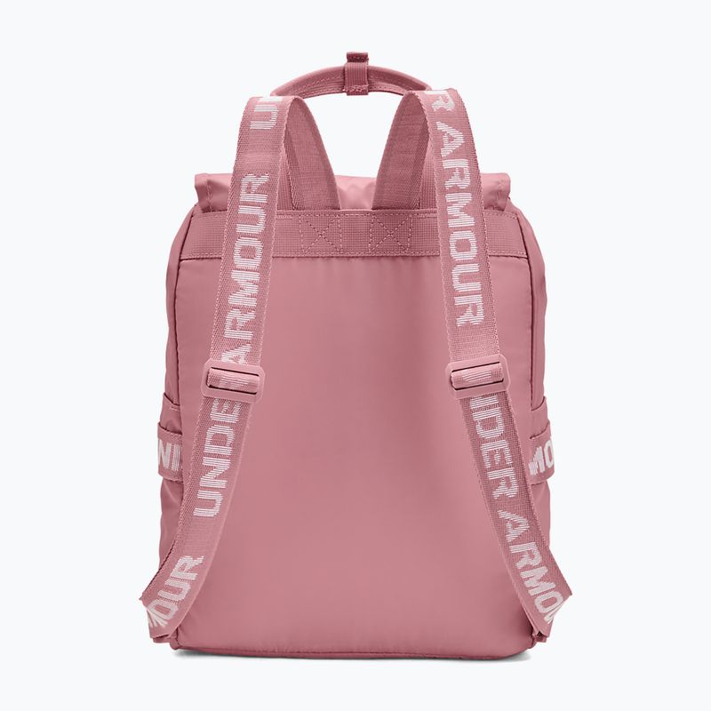 Under Armour Favourite 10 l pink elixir/white moteriška miesto kuprinė 2