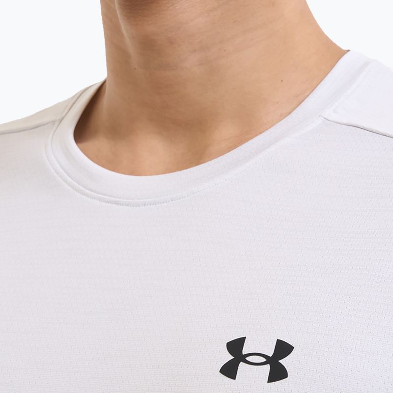 Vyriški treniruočių marškinėliai Under Armour Tech Vent distant white/black 5