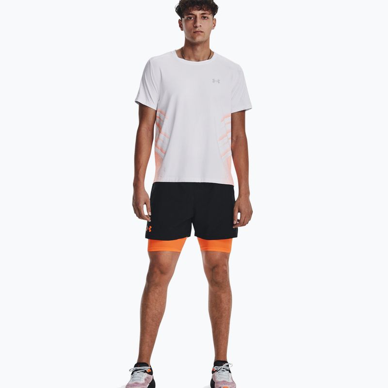 Vyriški bėgimo marškinėliai Under Armour Iso-Chill Laser Heat white 1376518