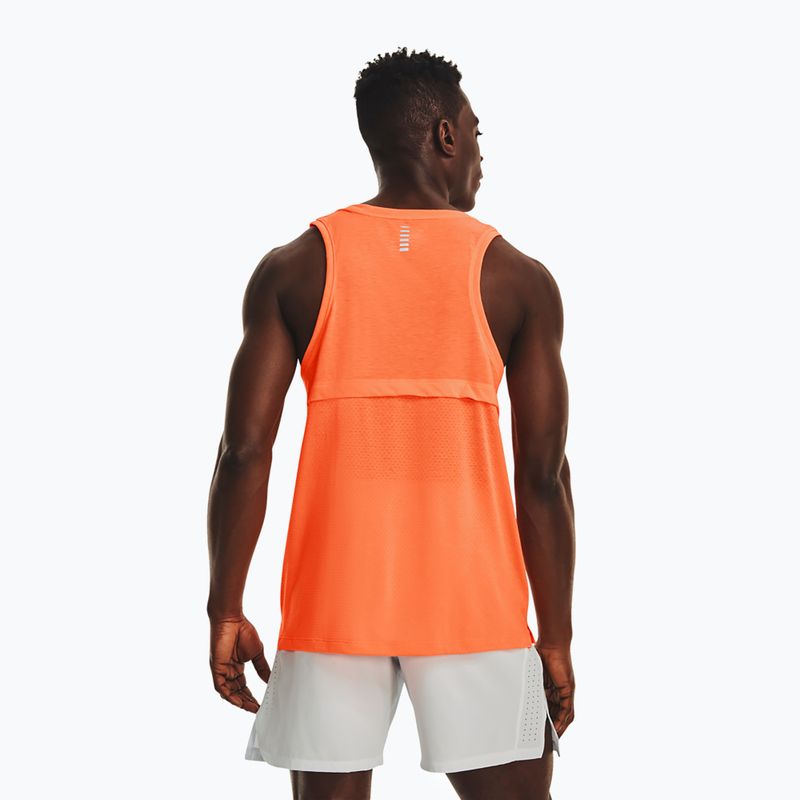 Vyriškas Under Armour Streaker Singlet oranžinis bėgimo marškinėlis 1361468-866 2