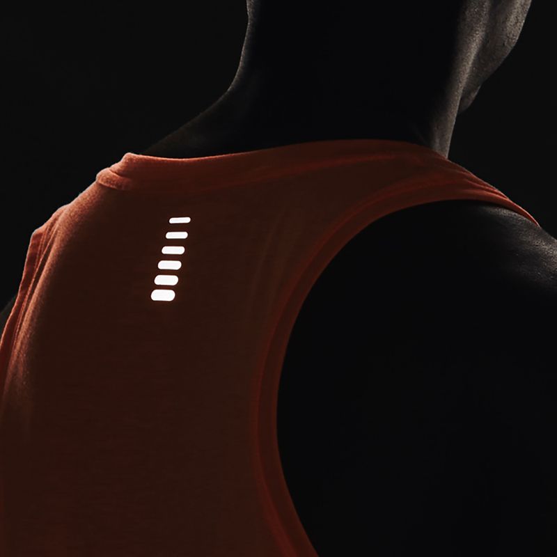 Vyriškas Under Armour Streaker Singlet oranžinis bėgimo marškinėlis 1361468-866 3