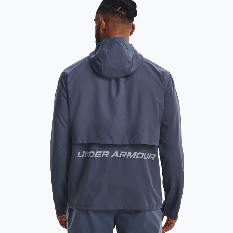 Vyriška bėgimo striukė Under Armour Storm Run su gobtuvu, mėlyna 1376795 7