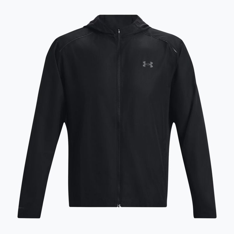 Under Armour Storm Run Vyriška bėgimo striukė su gobtuvu juoda 1376795 4