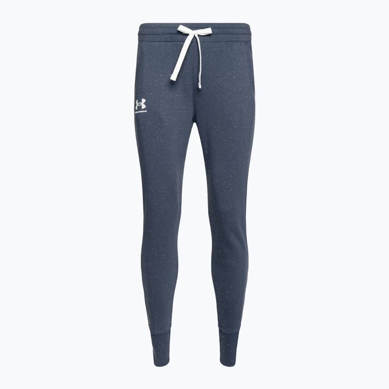 Under Armour moteriškos treniruočių kelnės Rival Fleece Joggers pilkos 1356416 3