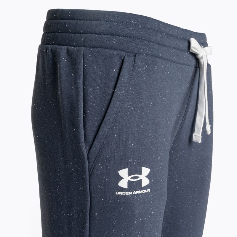 Under Armour moteriškos treniruočių kelnės Rival Fleece Joggers pilkos 1356416 5