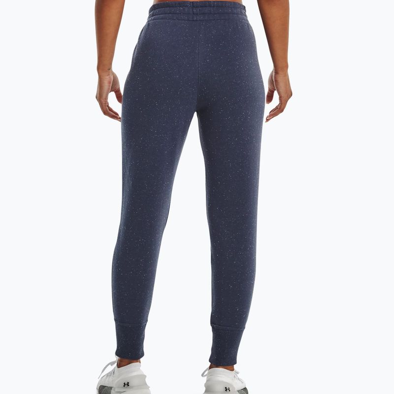 Under Armour moteriškos treniruočių kelnės Rival Fleece Joggers pilkos 1356416 2
