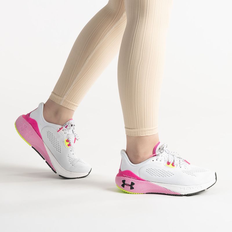 Under Armour moteriški bėgimo bateliai W Hovr Machina 3 white and pink 3024907 14