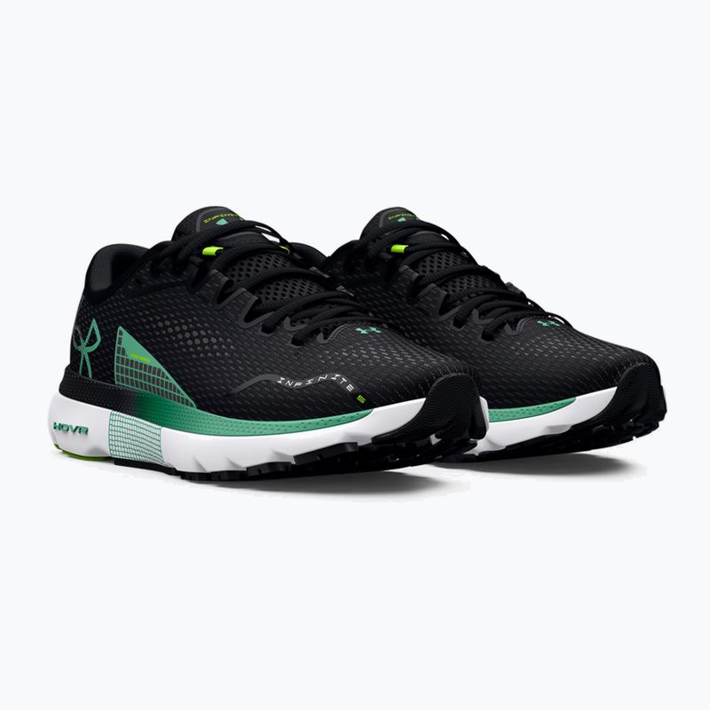 Under Armour Hovr Infinite 5 vyriški bėgimo bateliai black-green 3026545 12